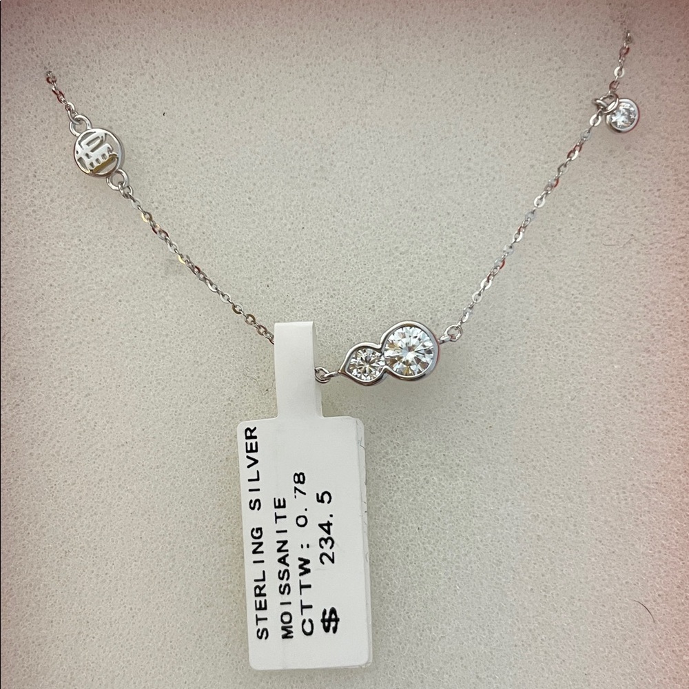Sterling Silver Moissanit Cttw: 0.78 Women’s Braceletnew With Tag & Generic Box